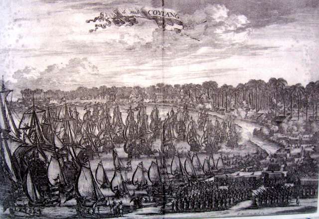 VOC-troops disembarking near Quilon
